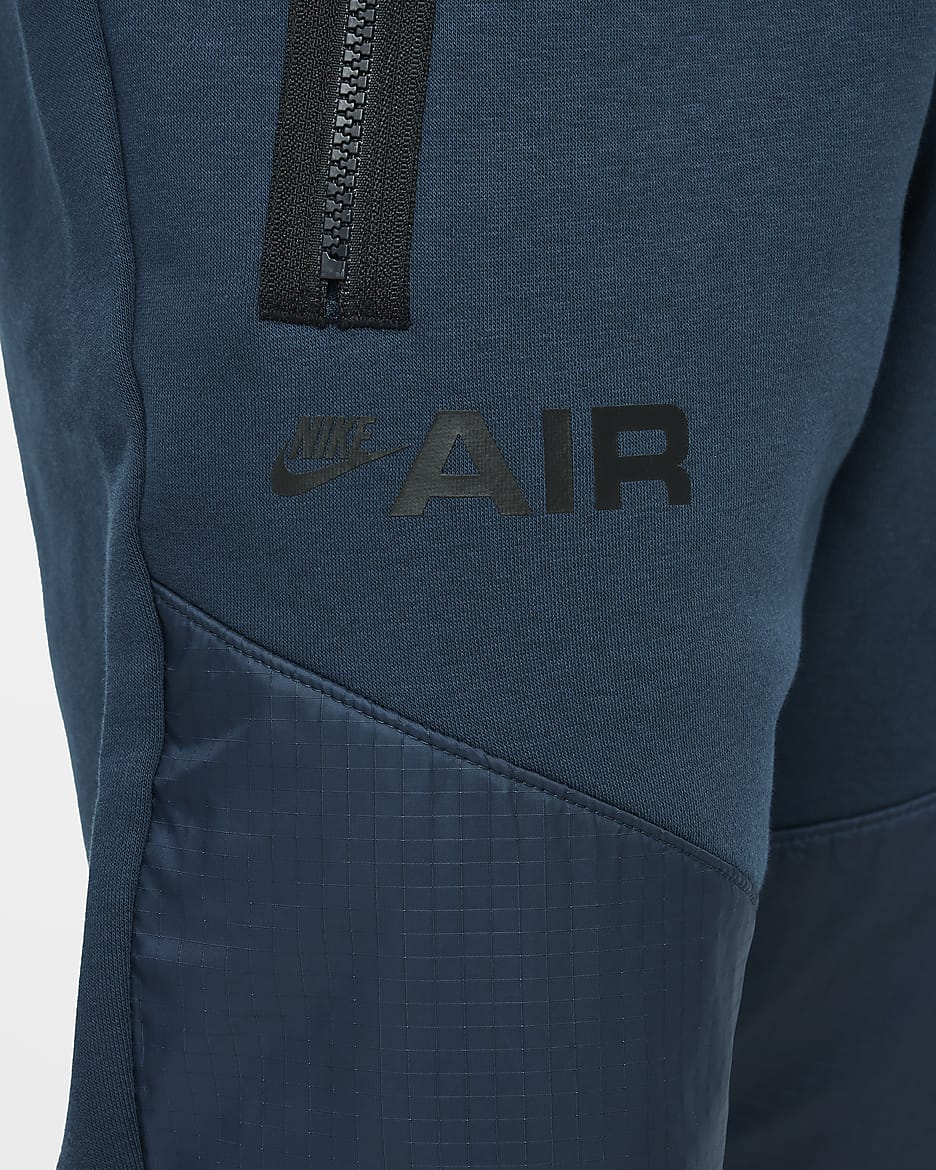 New S Nike Air Athletic orders Pants Joggers Navy Blue Retro Flight AJ5317-451 Max